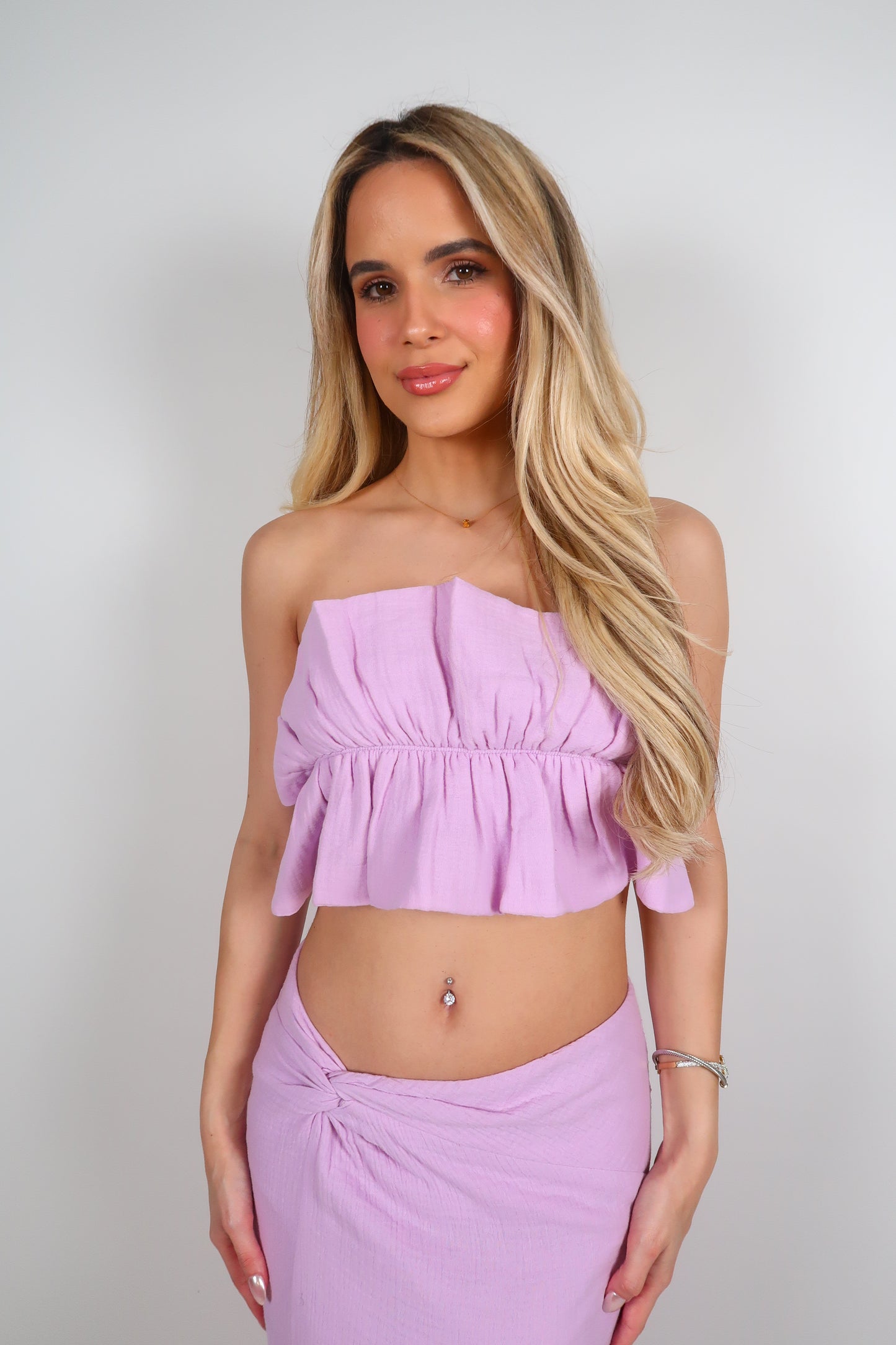 Lilac Bloom Top