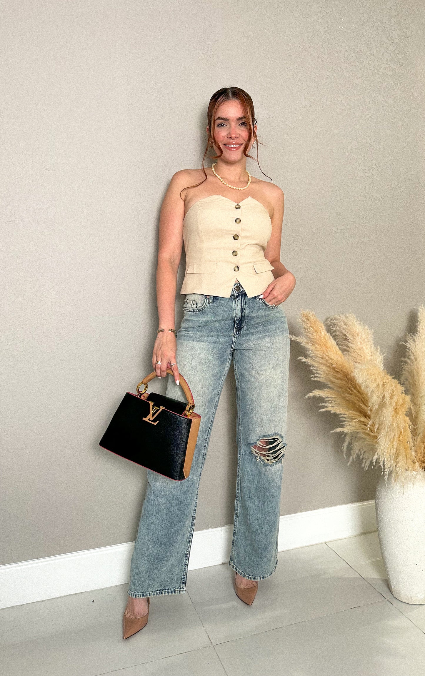 High Rise Wide Leg Jeans